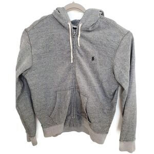 Polo by Ralph Lauren Hoodie‎ Mens Large Full Zip Embroidered Pony Sweatshirt